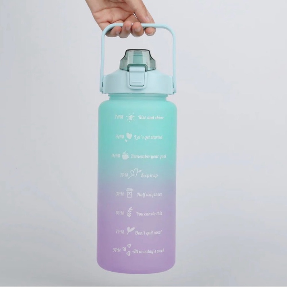 Infinity Hoop Water Bottle with Motivational Time Markers - 64 oz. - NWT - Picture 3 of 3